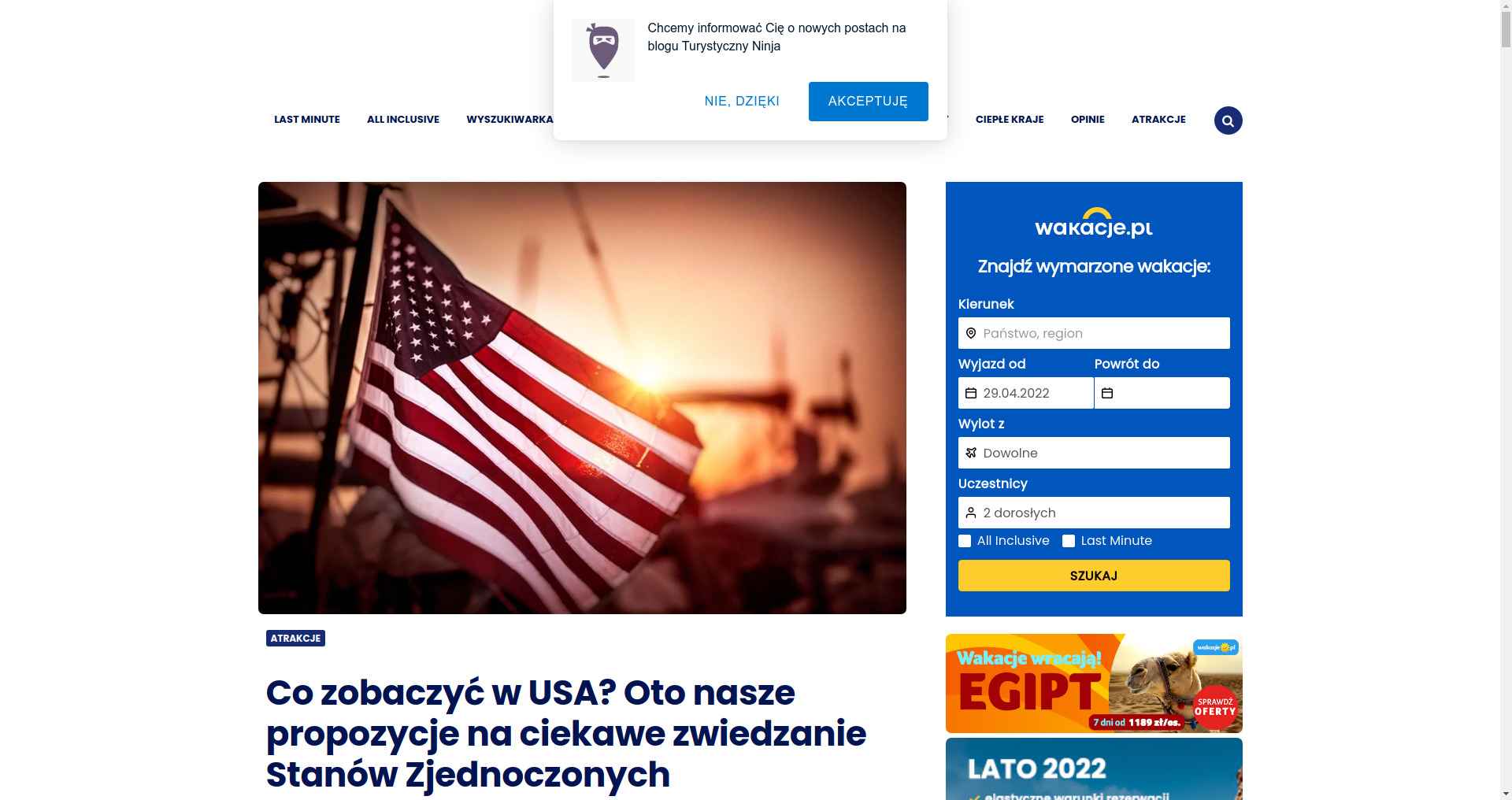 Co warto zobaczyć w usa